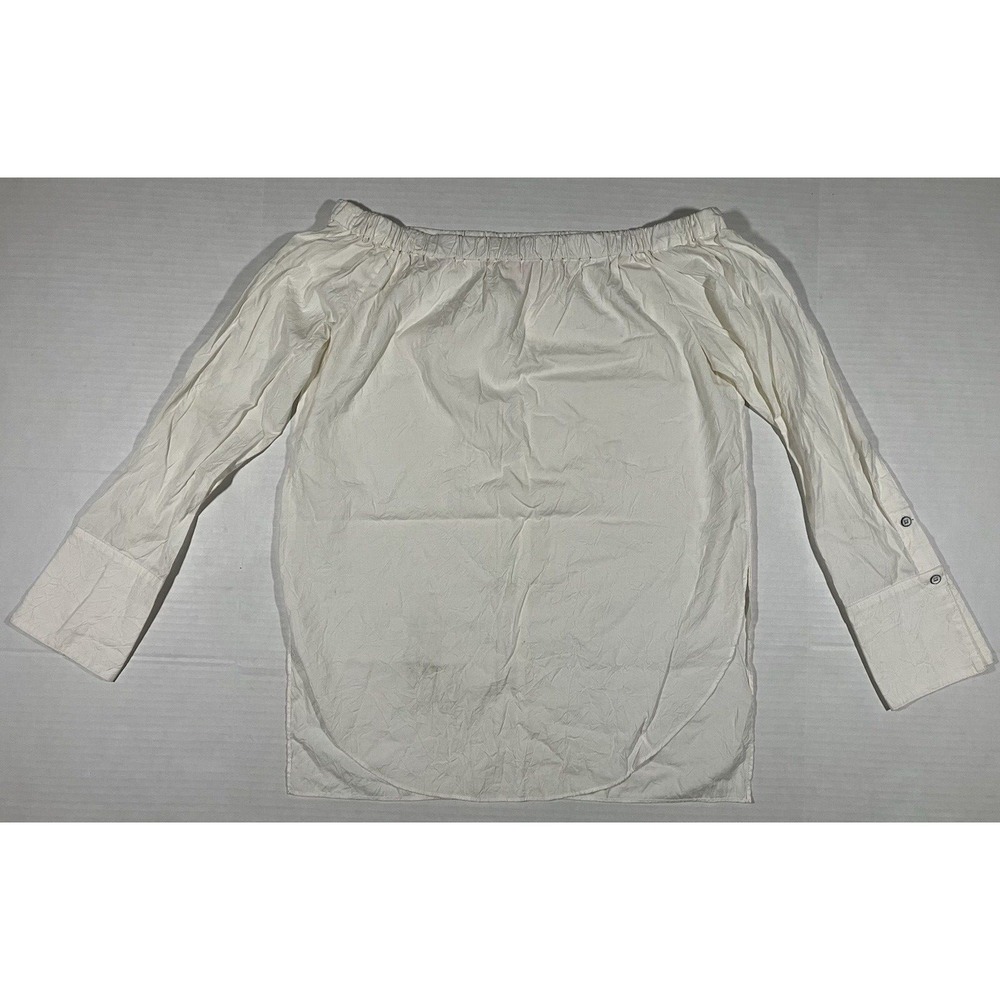 Rag & Bone Top White Pullover Open Knit New York Long Sleeve Womens Size Small